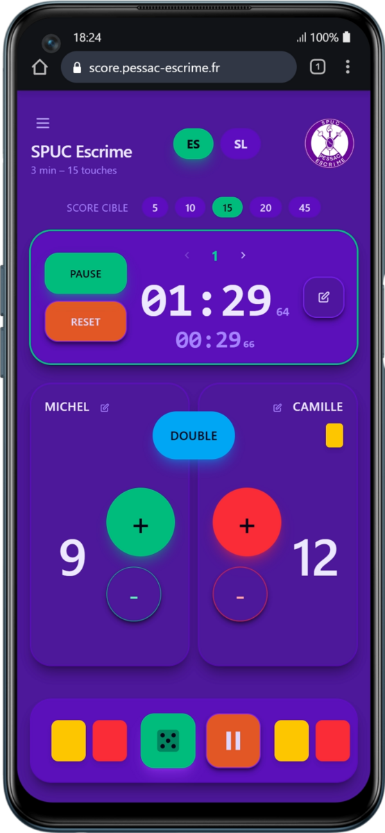 Nouveau : Une application aux couleurs du club !