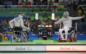 Escrime fauteuil aux jeux paralympiques de TOKYO